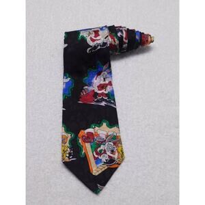 Addiction Looney Tunes Bugs Bunny Santa Claus Christmas Mens Necktie Cartoon